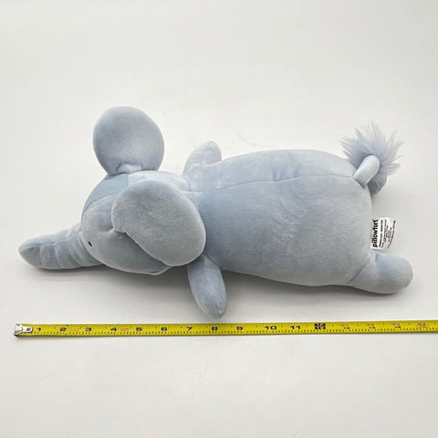 Pillowfort Elephant Baby Weighted Stuffed Animal Plush Blue 16 Inch 1.5 Lbs