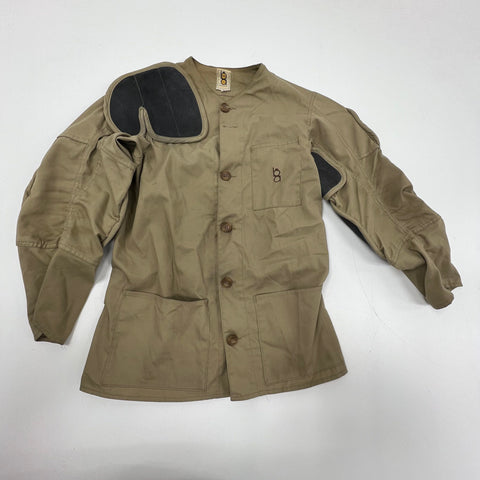 Vintage 80s Bob Allen Tan Padded Shooting Hunting Jacket Made in USA Men's 40