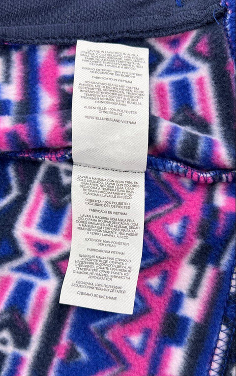 Columbia Women's Benton Springs Printed Full Zip Fleece Jacket Aztec Print Sz M