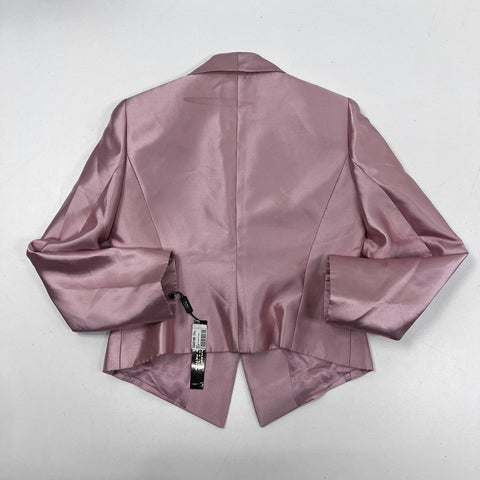 Tahari Luxe Women's Pink Amour Brianna Shawl Lapel Jacket Blazer NWT Sz 8P