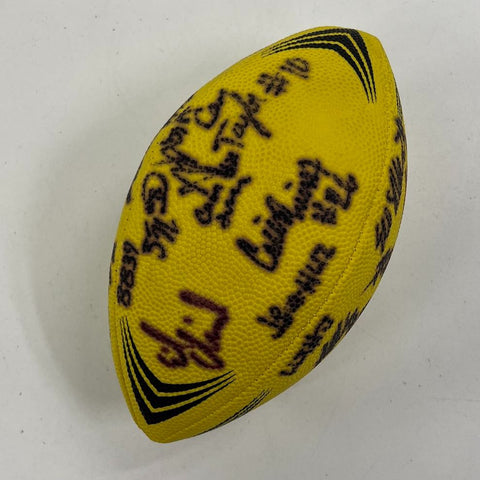 Wilson NFL Mini Football Multi-Signed Autographed Collectible Memorabilia