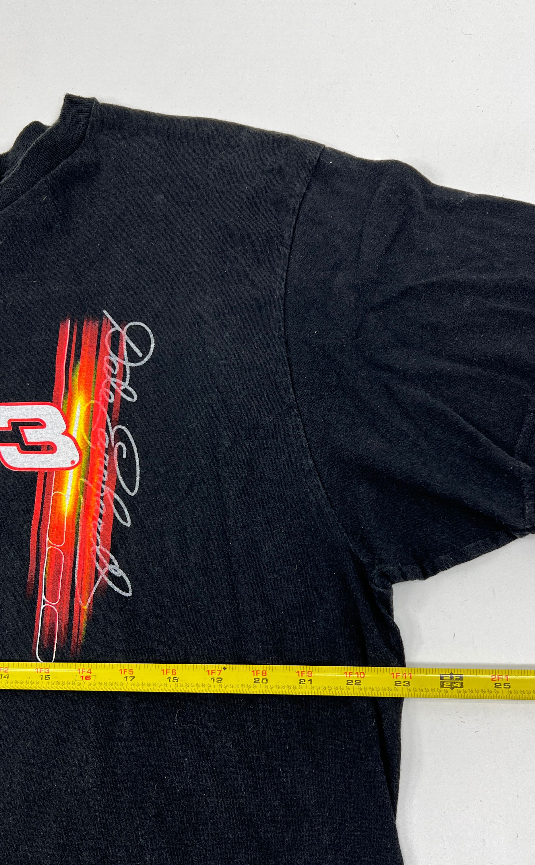 VTG Men's Winner's Circle Dale Earnhardt Jr 3 Racing Black T-shirt - Size XL