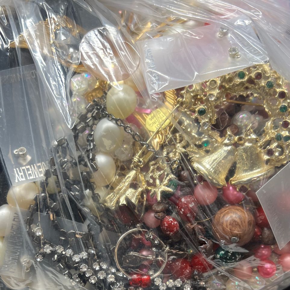 5 Lb Craft Broken Jewelry Lot