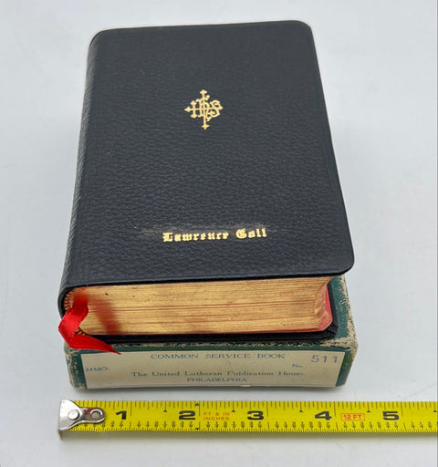 1919 Common Service Book United Lutheran Church Hymnal Leather Gilt Boxed