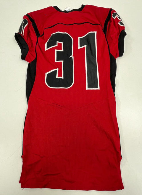 Russell Athletic Red Black Chieftains #31 Football Jersey Men's Size L