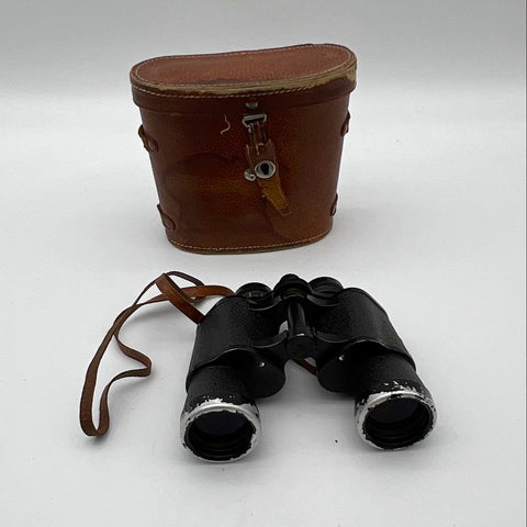 Tower 8x40 Binoculars Vintage Fully Hard Coated With Leather Case Made in Japan
