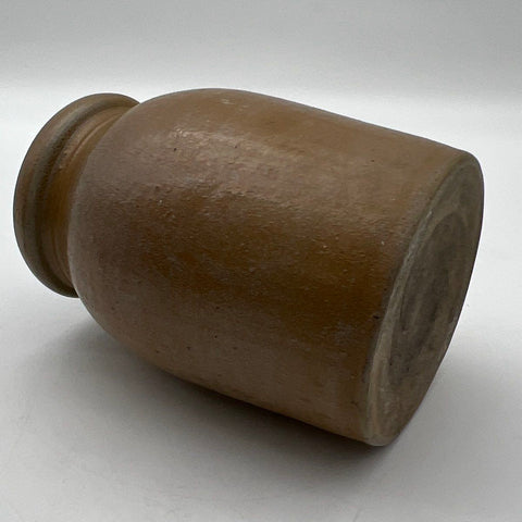 Antique Stoneware Jug Crock Salt Glaze Albany Slip Interior 10" 19th Century