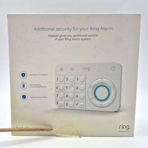 Ring Keypad for Ring Alarm Home Security System Z-Wave Plus New Open Box