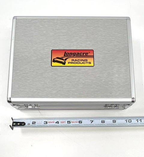 Longacre 2-Piece Tire Pressure Gauge 0-60 PSI Dual Bleeder Set with Case