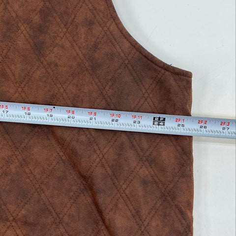 Hart Schaffner Marx Men's Reversible Vest Brown Navy Quilted NWT XXL