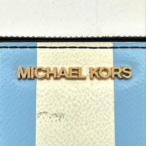 Michael Kors Wristlet Pouch Purse Black Signature Canvas Lot of 2