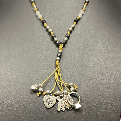 Cookie Lee Charm Beaded Necklace