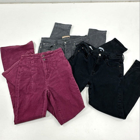 Lot 3 Womens Premium Jeans Sz 27 28 Free People AGOLDE 7 For All Mankind Luxe
