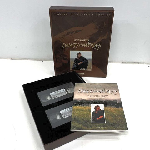 Dances with Wolves 1990 Limited Collector's Edition VHS Box Set w/ Book