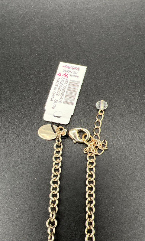 WHBM Jewelry Lot NWT Blue Statement Necklace & Bracelet + 2 Dangle Earrings Set