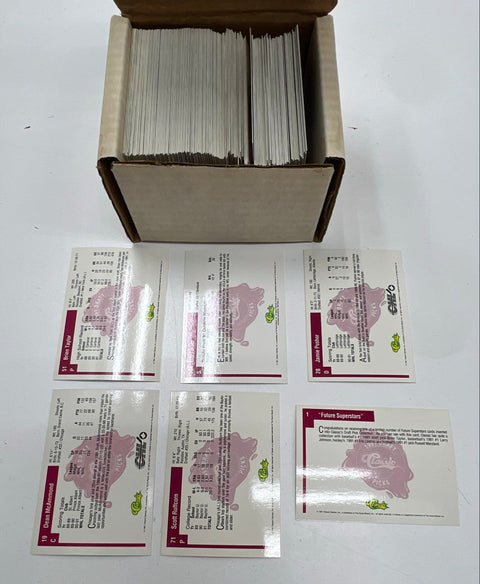 Sports Card Lot 1987-1991 Leaf Fleer Classic Draft Picks 3 Boxes See Photos