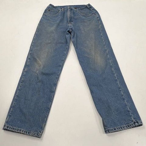 Vintage LL Bean Mens Lot 2 Flannel Lined Jeans & Chinos Pants Sz 36x30