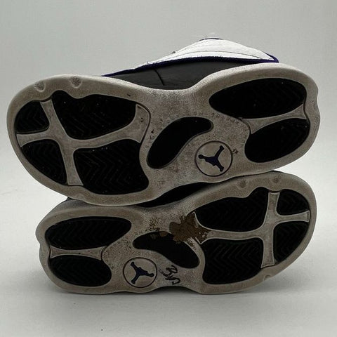 Jordan Stay Loyal White Black Concord Purple Toddler Sneakers Size 9C
