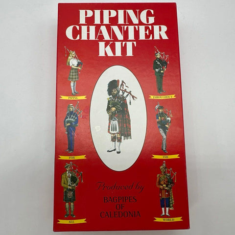 Bagpipes of Caledonia Beginners Piping Chanter Kit with Cassette and Reed