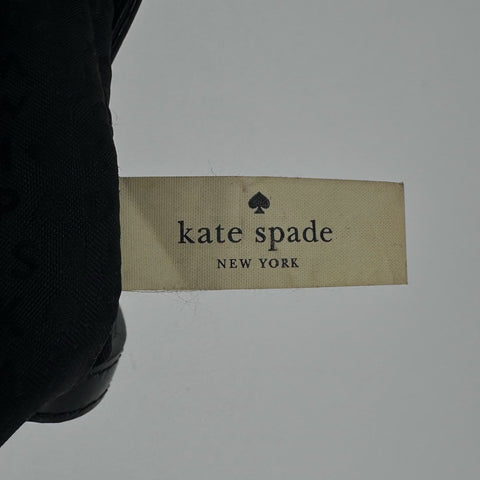 Kate Spade New York Black Smooth Leather Large Tote Shoulder Bag
