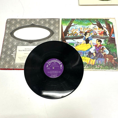 Disney LP Lot Snow White, Fox and the Hound Picture Disc, Christmas See Photos
