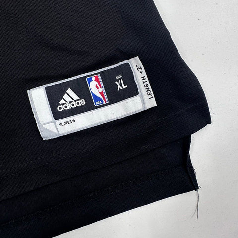 Vintage 2012 Chicago Bulls Derrick Rose #1 Adidas NBA Jersey Black Sz XL