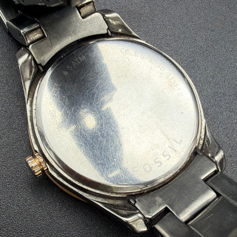 Lot of 3 Fossil Women's Watches ES-3030 ES-1963 ES-2946 Stainless Steel