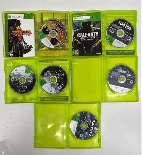 Elder Scrolls Skyrim Call of Duty Advanced Warfare Xbox 360 5 Game Lot