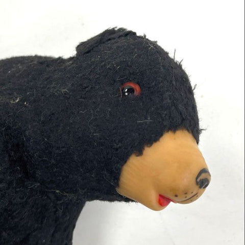 Vintage Plush Toy Lot Kangaroo Cloth Doll Bear Panda Puppet 5pc