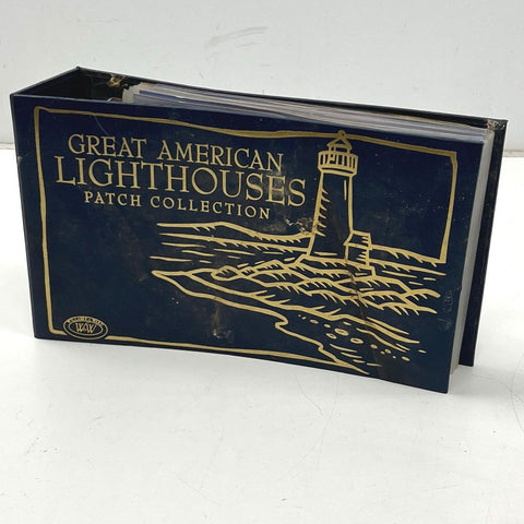 Willabee & Ward Great American Lighthouses Patch Collection Vintage Binder Lot