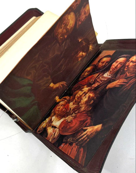 Vintage 1961 Consolidated Black Golden Rule Edition Holy Bible KJV