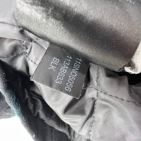 Guess Men's Black Military Field Jacket Wool Blend Coat Quilted Lining Size L