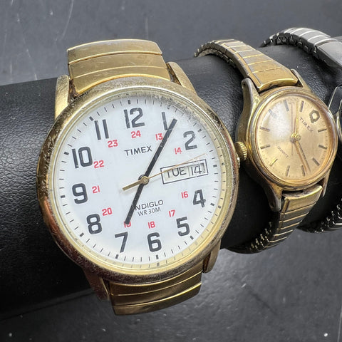 Lot of 6 Timex Watches Men & Women's *Not Tested Repairs Needed Analog