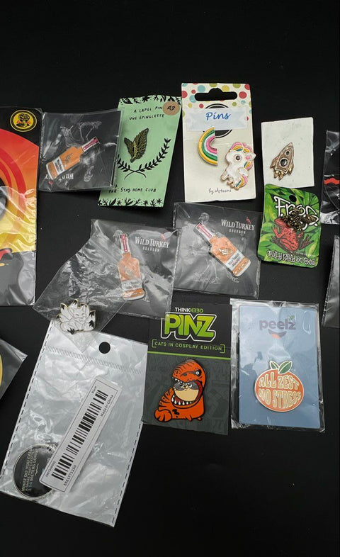 Lootcrate Wild Turkey Cobra Kai Lapel Pin & Button Lot 16 Packs Collector Items