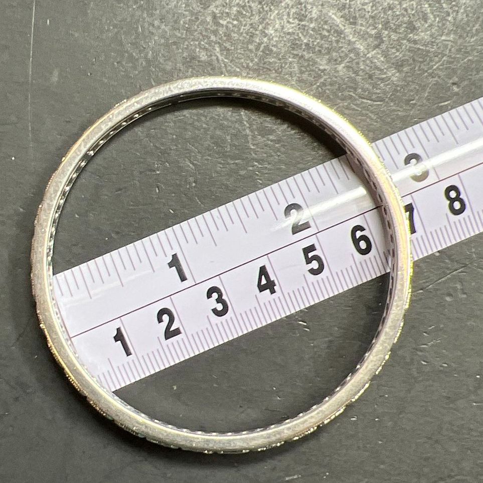 JDM Import Co. Inc. ISP 925 Sterling Silver Diamond Accent Bangle Bracelet 19g