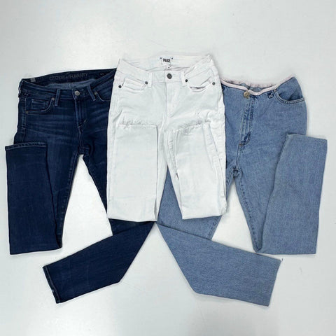 Lot 3 Womens Jeans Citizens of Humanity Paige Vintage Laura Biagiotti Sz 25 26