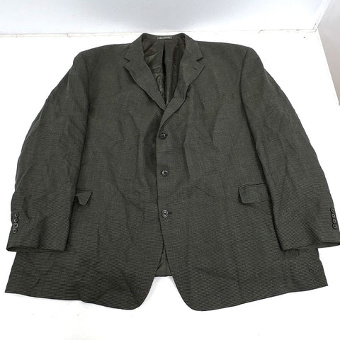 Oscar De La Renta Lot of 2 Gray Wool Cashmere Blazer Jacket Men's 60L