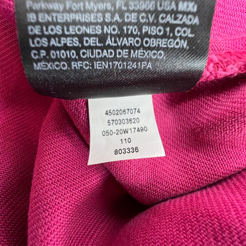 White House Black Market Utility Shirt Dress Sleeveless Lyocell Pink Kiss Sz 18