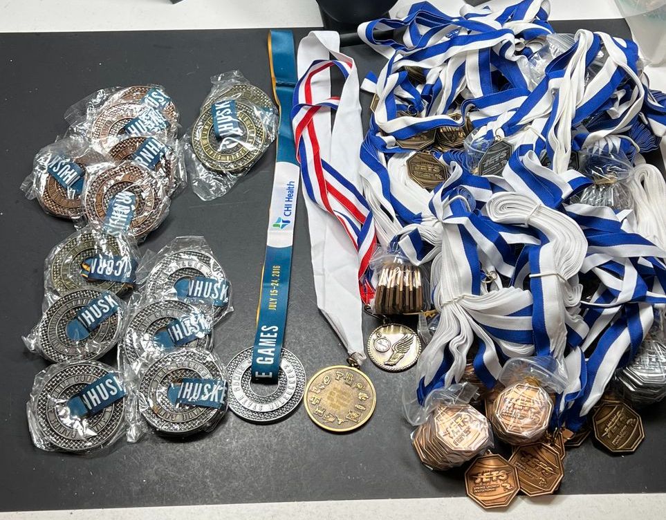 Assorted Sports Game Medals Lot