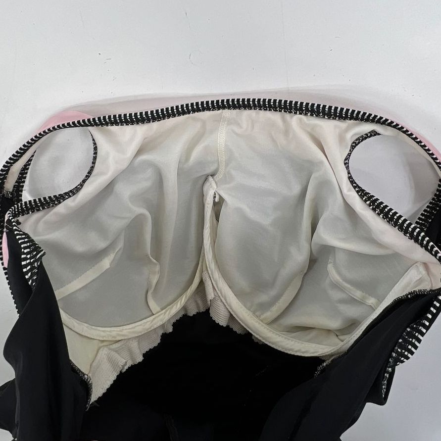 VTG Women's Miracle Suit Black & Pink Swimsuit Underwire Support - Size 16W