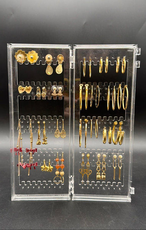 Fashion Jewelry Lot 26 Pairs Gold Tone Earrings Sugarfix by Baublebar Hoops