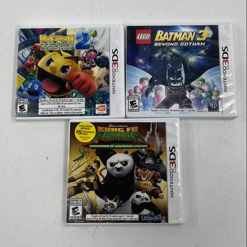 Lego Batman 3 Pac-Man Ghostly Adventures 2 5 Game Lot Nintendo 3DS DS