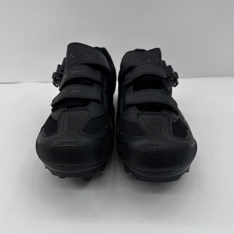 Kescoo Black Men's Mountain Bike SPD Cycling Shoes Size 45