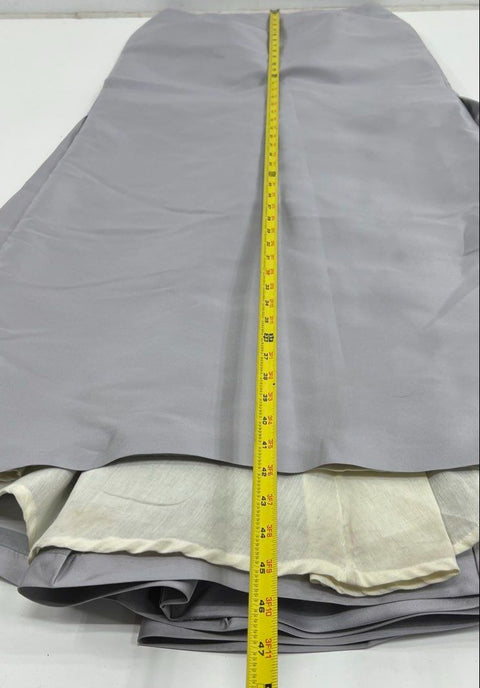 Vintage Y2K Redux Charles Chang-Lima Silver Bolero Jacket Maxi Skirt Set Womens