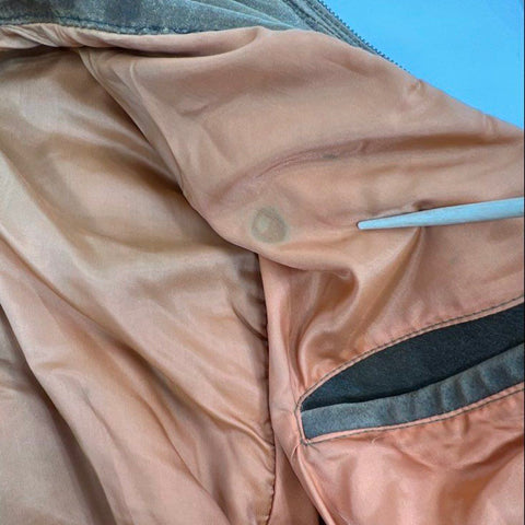 Vintage 90s Adventure Bound Suede Leather Distressed Bomber Jacket Sz L