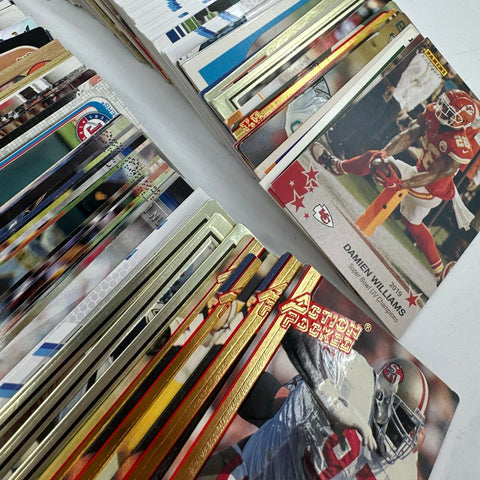 Sports Card Lot Mixed Baseball Football 1990s-Present Approximately 300 Cards