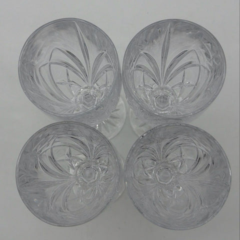 Marquis by Waterford Brookside Crystal Wine Goblets Set of 4 Clear 8.5 Inch