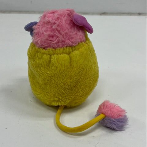 Vintage 1985 Popples Potato Chip Yellow Plush Stuffed Animal Toy 80s