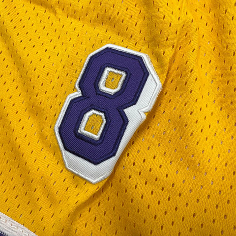 Unbranded Black Mamba Lakers Tribute Mesh Basketball Shorts Yellow Purple Men's