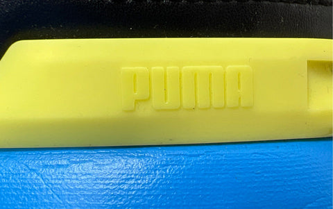 Puma Mirage Sport Remix White Blue Yellow Men's Sneakers Size 13